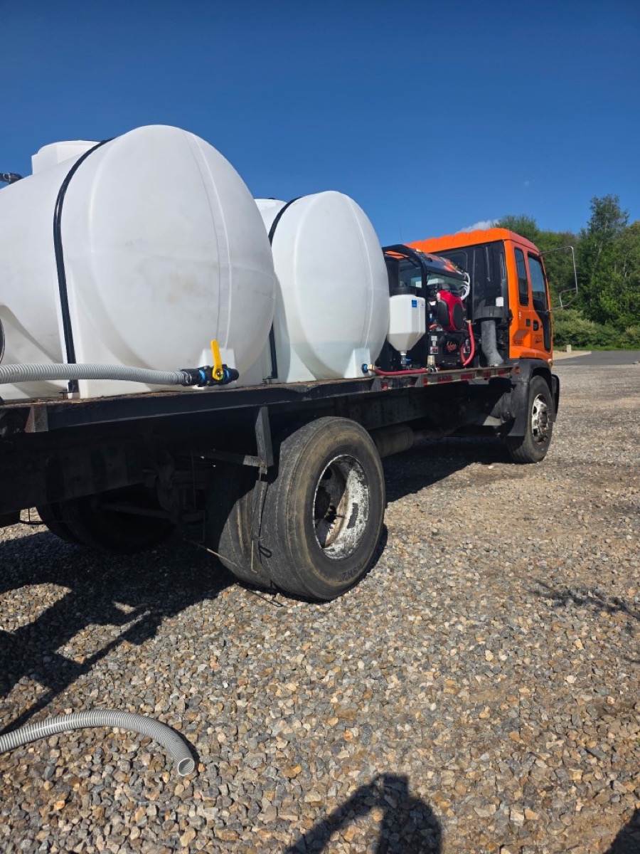 Kraken Flat Bed Conversion Kit on Isuzu NPR flatbed